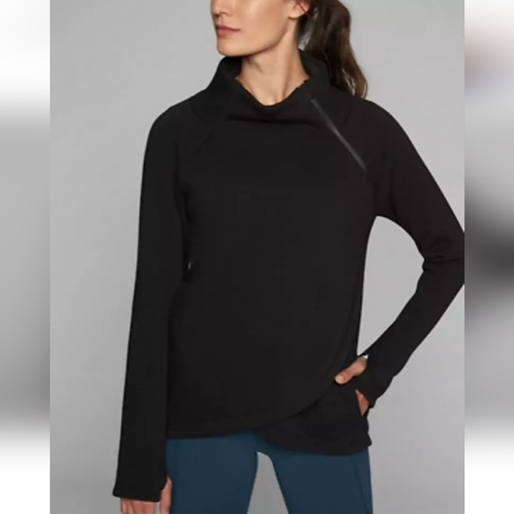 Athleta Cozy Karma Asymmetrical Pullover Sweater Size Small - Picture 3 of 16
